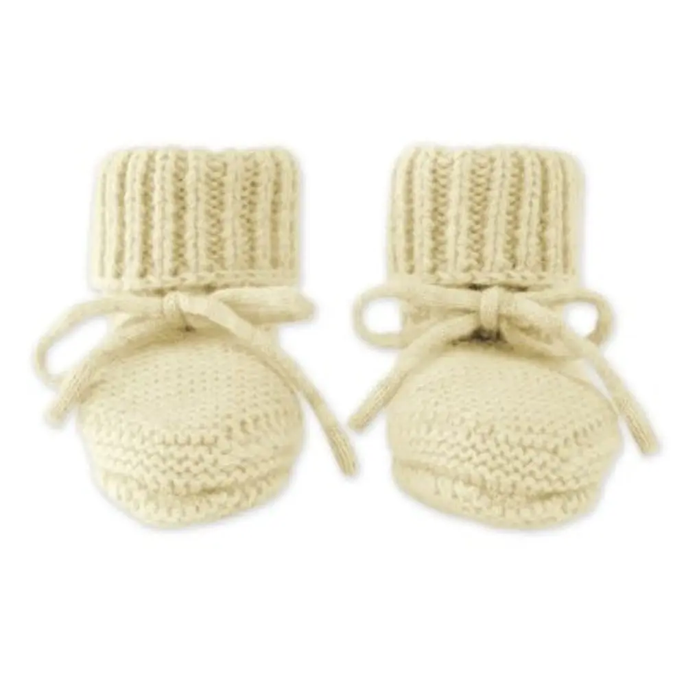 LODGER Capáčky Merino Butter vel. 0 - 6 měsíců