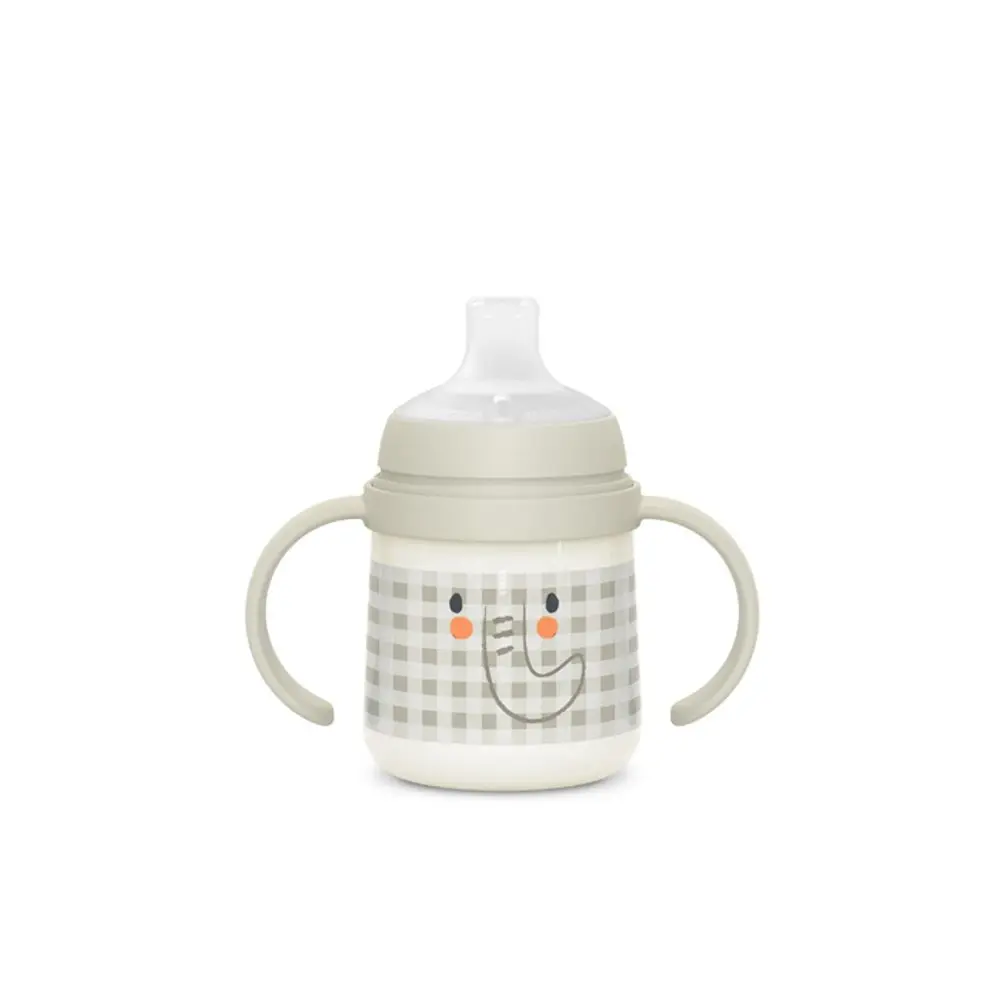 Suavinex První láhev s oušky DEN&NOC 150ml - šedý slon