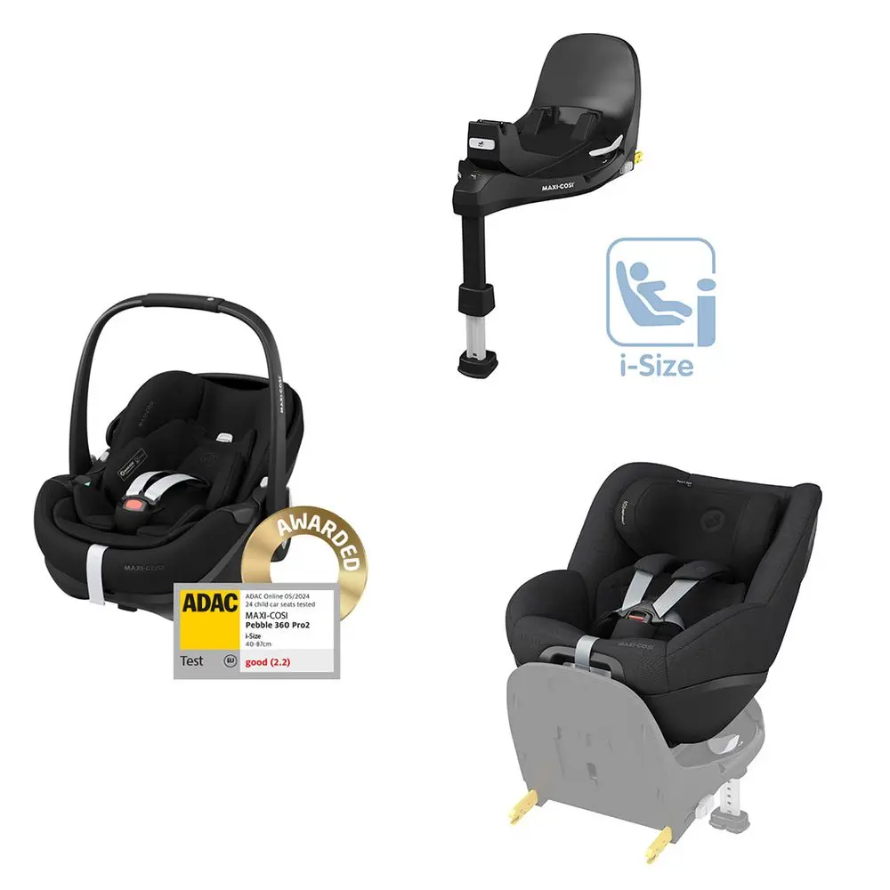 Maxi-Cosi Pebble 360 Pro 2 + Pearl 360 Pro autosedačka + základna FamilyFix 360 Pro - Twillic