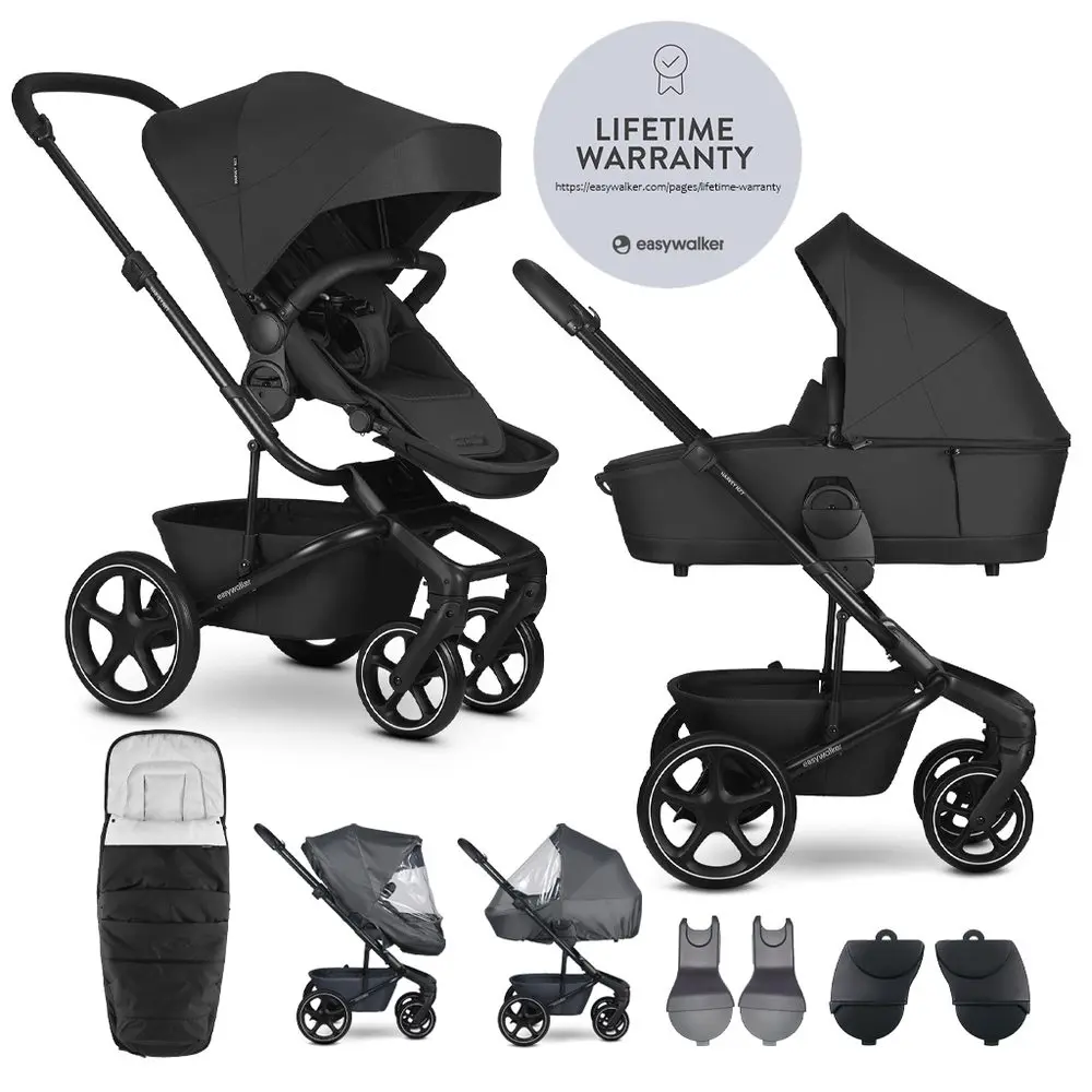 EASYWALKER Set XXL kočárek kombinovaný Harvey NXT s příslušenstvím Deep Blue - EASYWALKER Set XXL kočárek kombinovaný Harvey NXT s příslušenstvím