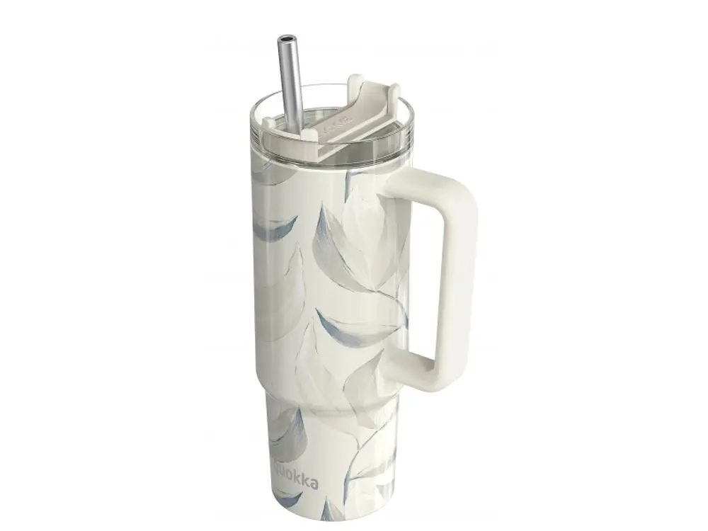 Termohrnek Stream s brčkem, 950ml, Quokka, cotton