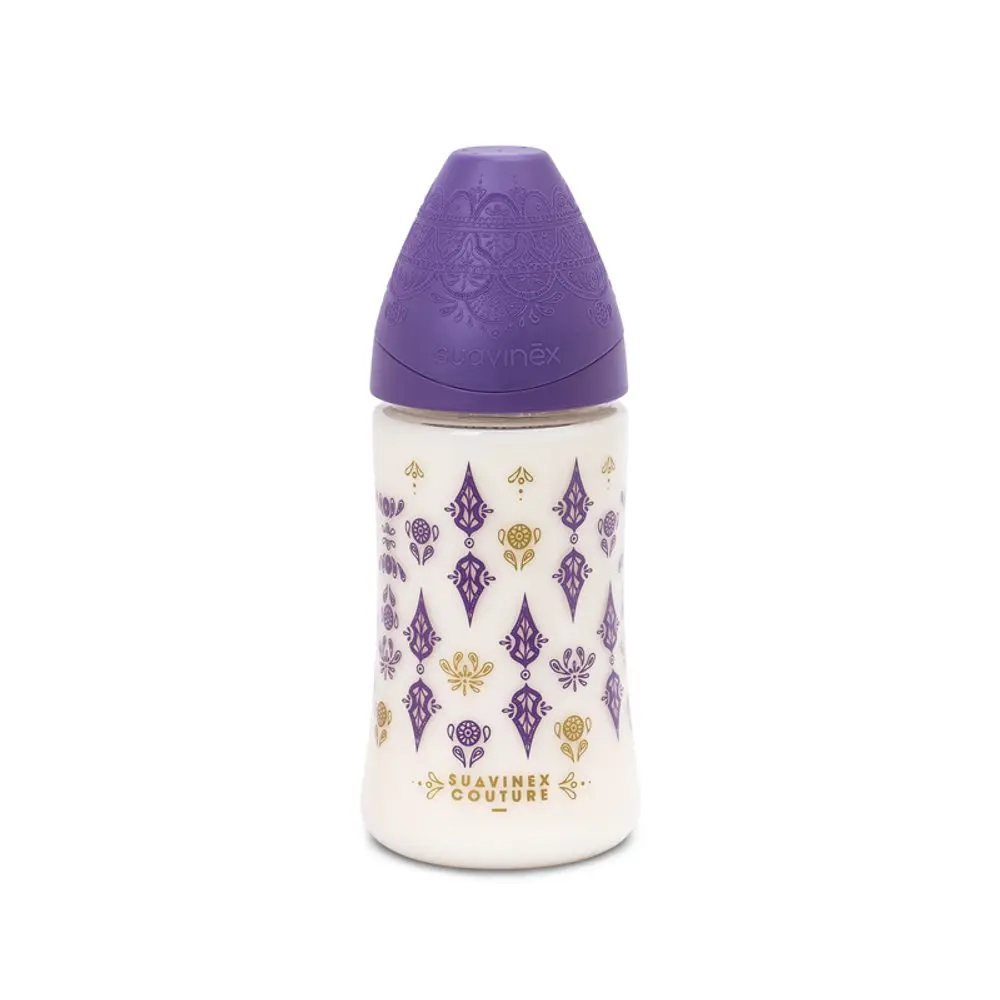 Suavinéx lahev Haute Couture silikon 270ml - FIALOVÁ