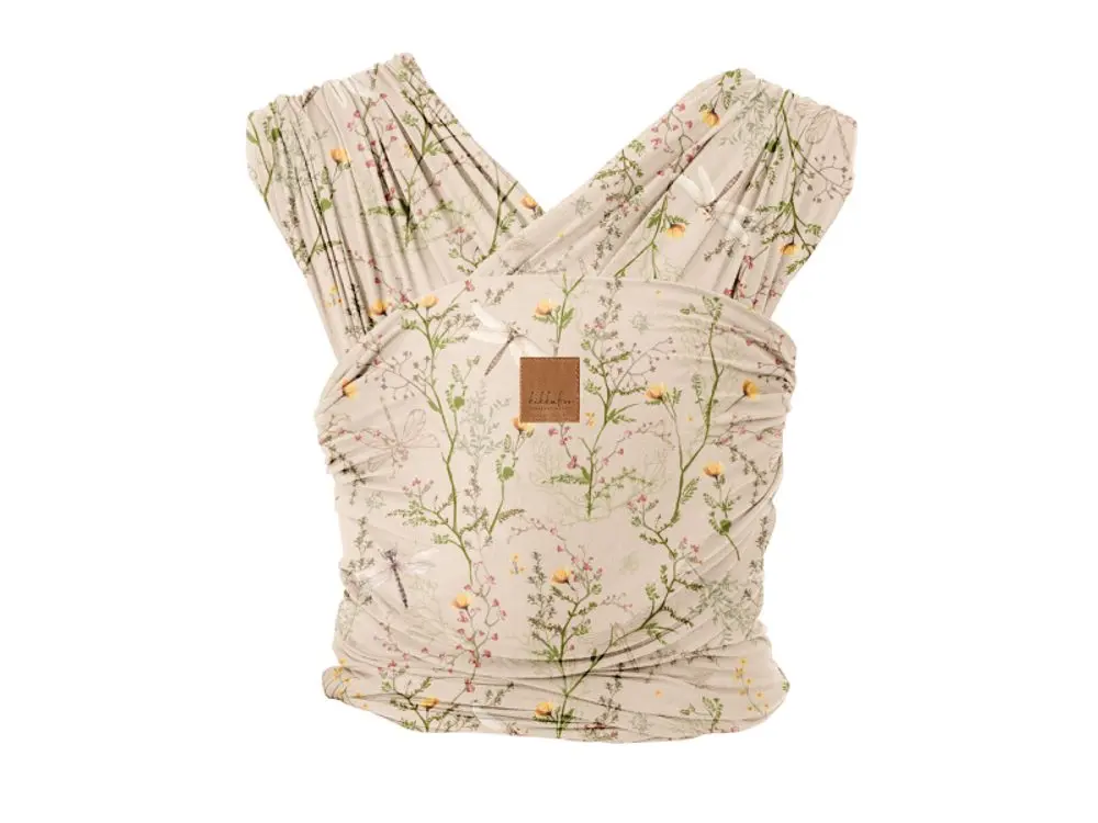 KikkaBoo Šátek na nošení dětí Isla Secret Garden Beige