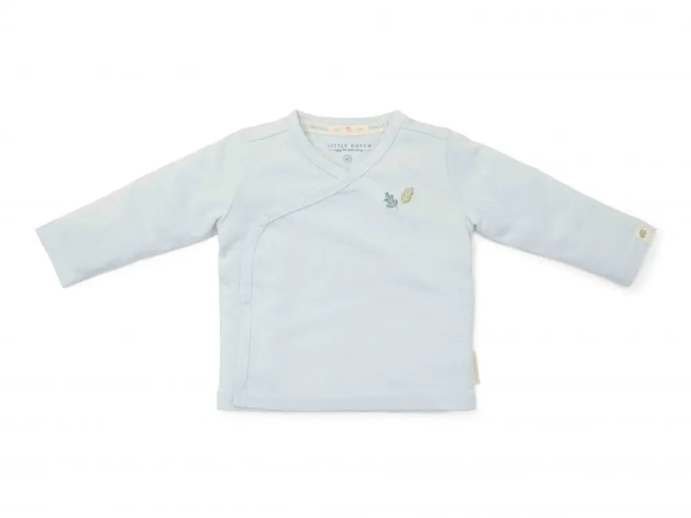 Little Dutch Triko dlouhý rukáv zavinovací Baby Blue vel. 68