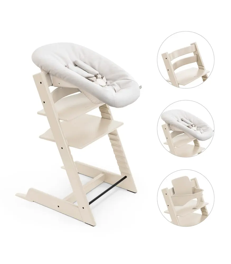 STOKKE® Tripp Trapp® + novorozenecká sada + Baby set zvýhodněná sada - Vanilla White
