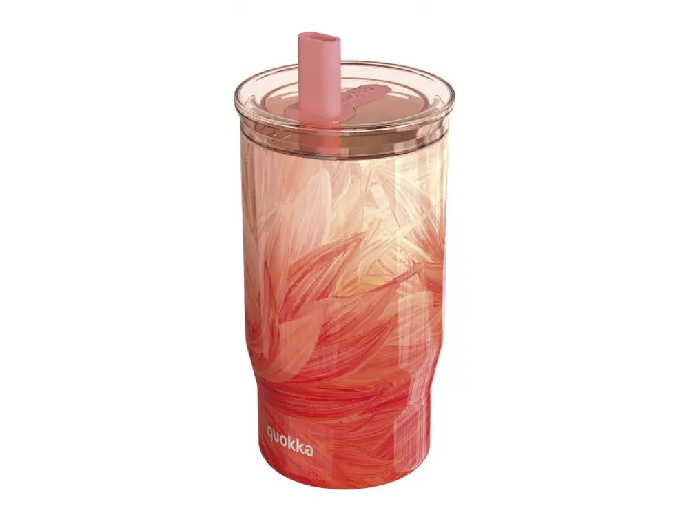 Designový nerez pohár Mist, 720ml, Quokka, peach petals