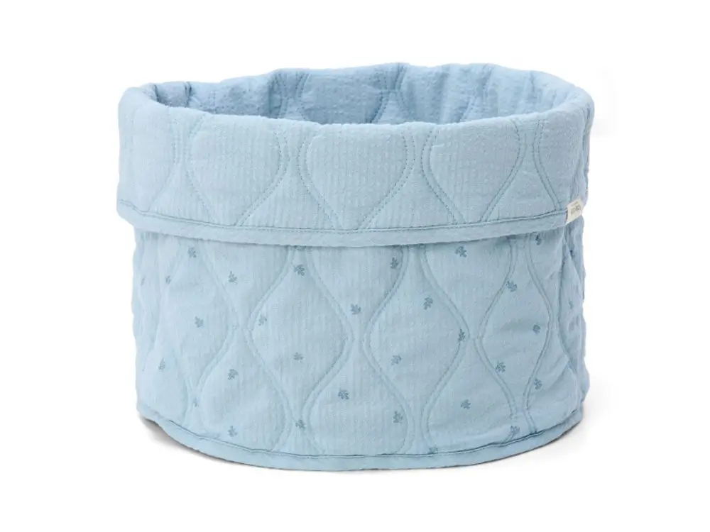 Little Dutch Košík textilní oboustranný velký Pure Denim Blue