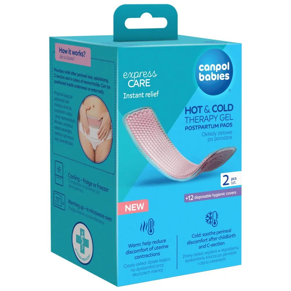 Canpol babies Poporodní gelové vložky/obklady Hot&Cold 2ks