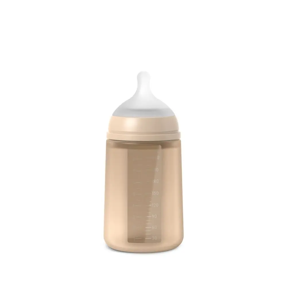 Suavinex KOJENECKÁ LÁHEV 240 ml M COLOUR ESSENCE - krémová