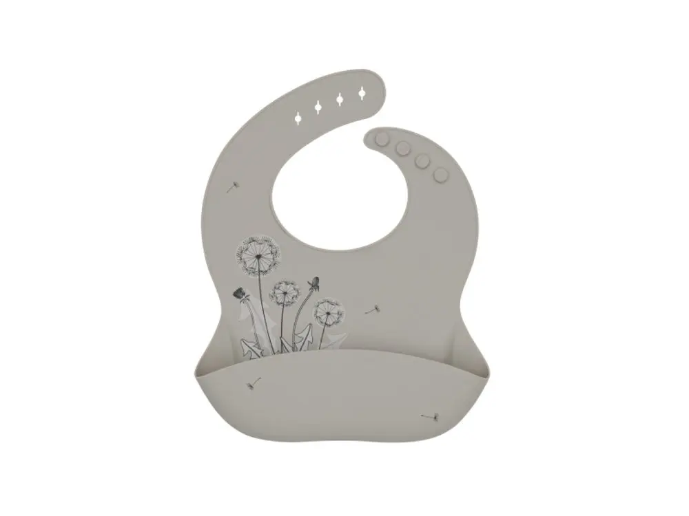 KikkaBoo Bryndák s kapsou Platinum Silicone Flora Sand