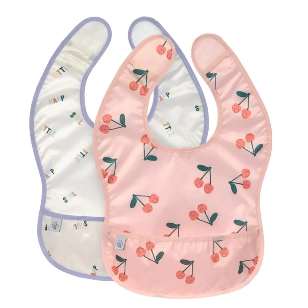 Lässig BABIES Lightweight Bib Happy Fruits cherry