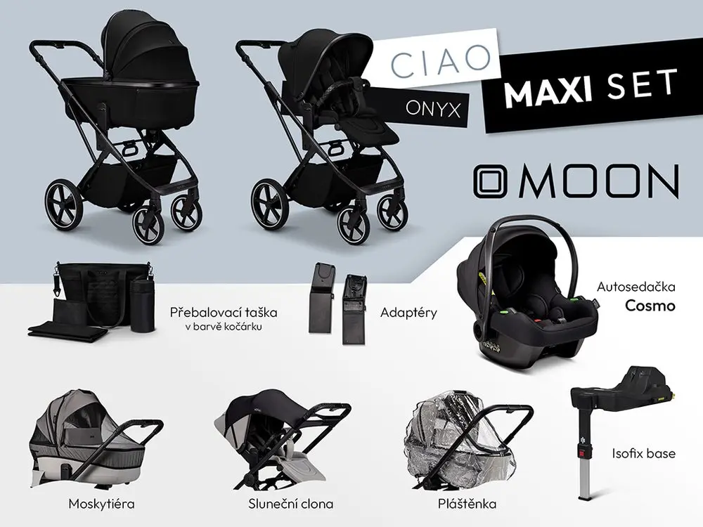 Moon CIAO MAXI set - Onyx