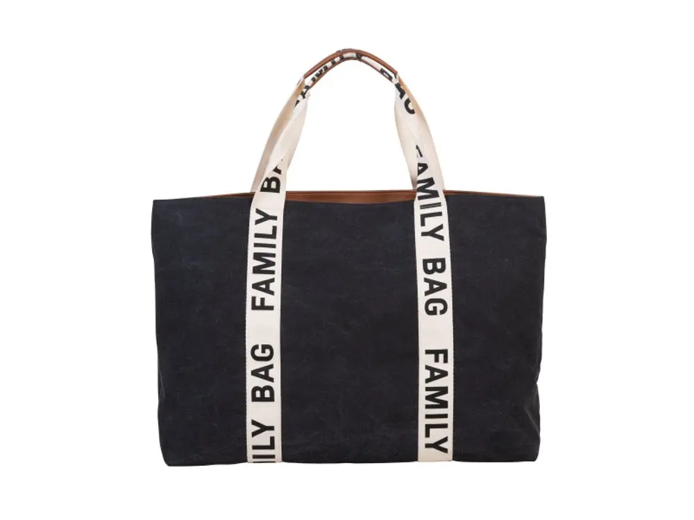 Childhome Cestovní taška Family Bag Canvas Black