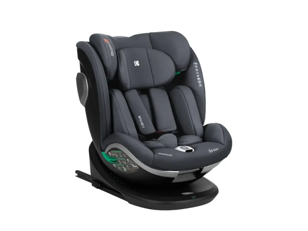 KikkaBoo Autosedačka 40-150 cm i-Drive i-SIZE Dark Grey