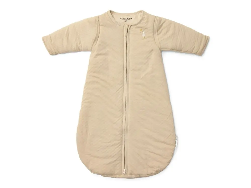 Little Dutch Spací pytel s oddělitelnými rukávy 70 cm Husa Beige Newborn Naturals