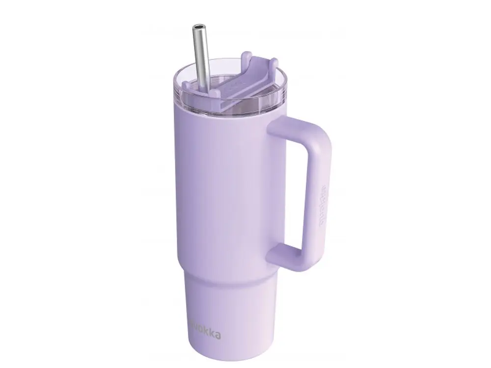 Nerezový termohrnek s brčkem Stream Purple 950ml