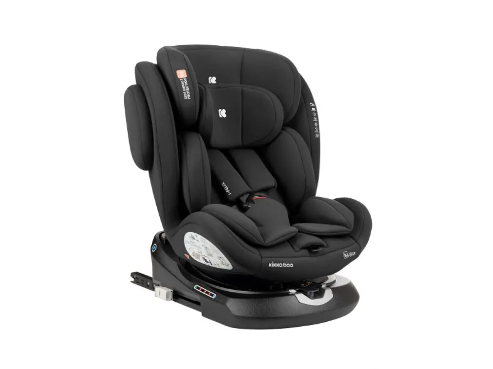 KikkaBoo Autosedačka 40-150 cm i-Felix i-SIZE Black