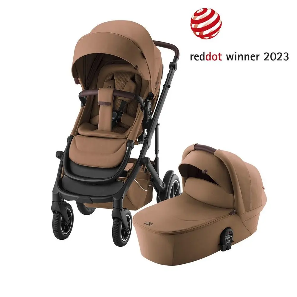 BRITAX RÖMER Set kočárek Smile 5Z + hluboká korba Lux 2025 - Warm Caramel