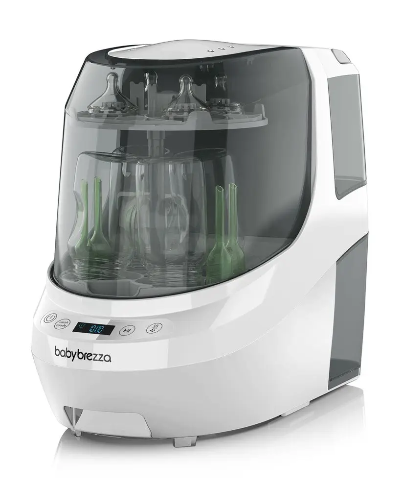 Baby Brezza Bottle Washer Pro - myčka a sterilizátor lahví - All White