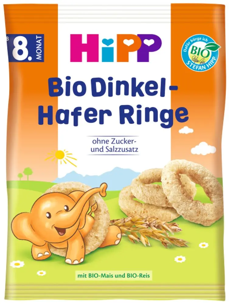 HiPP Špaldovo-ovesná kolečka 30g