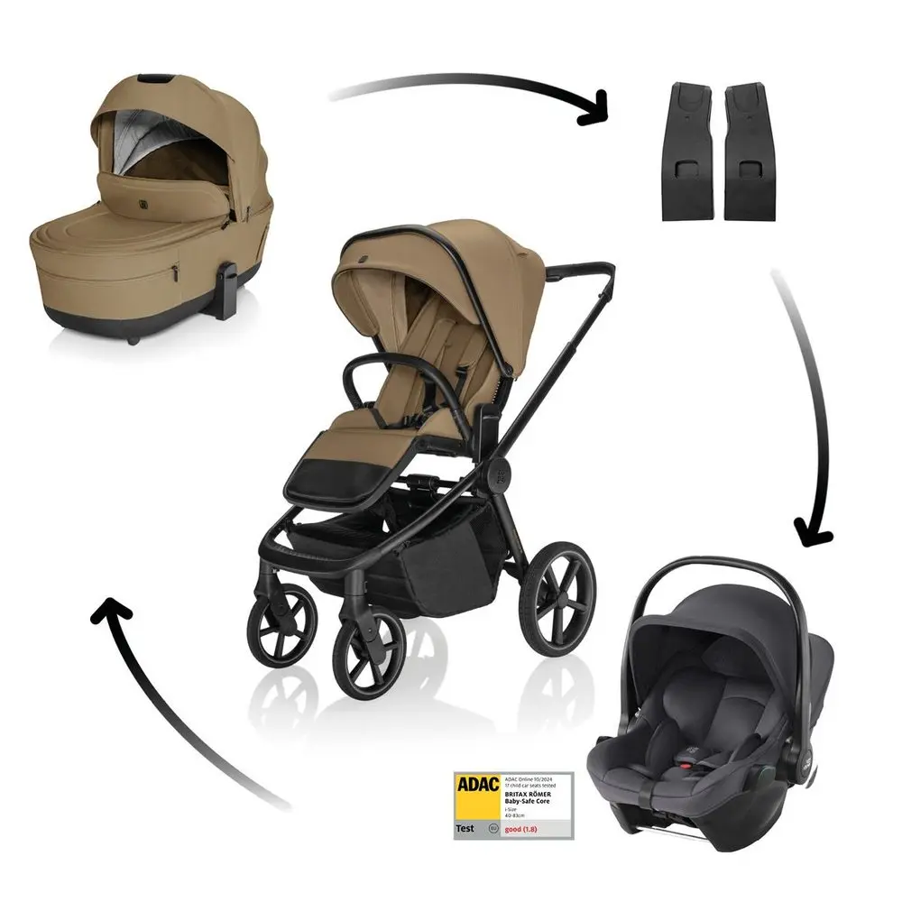 ZOPA Kočárek Move Cross 5X + autosedačka Baby-Safe Core -