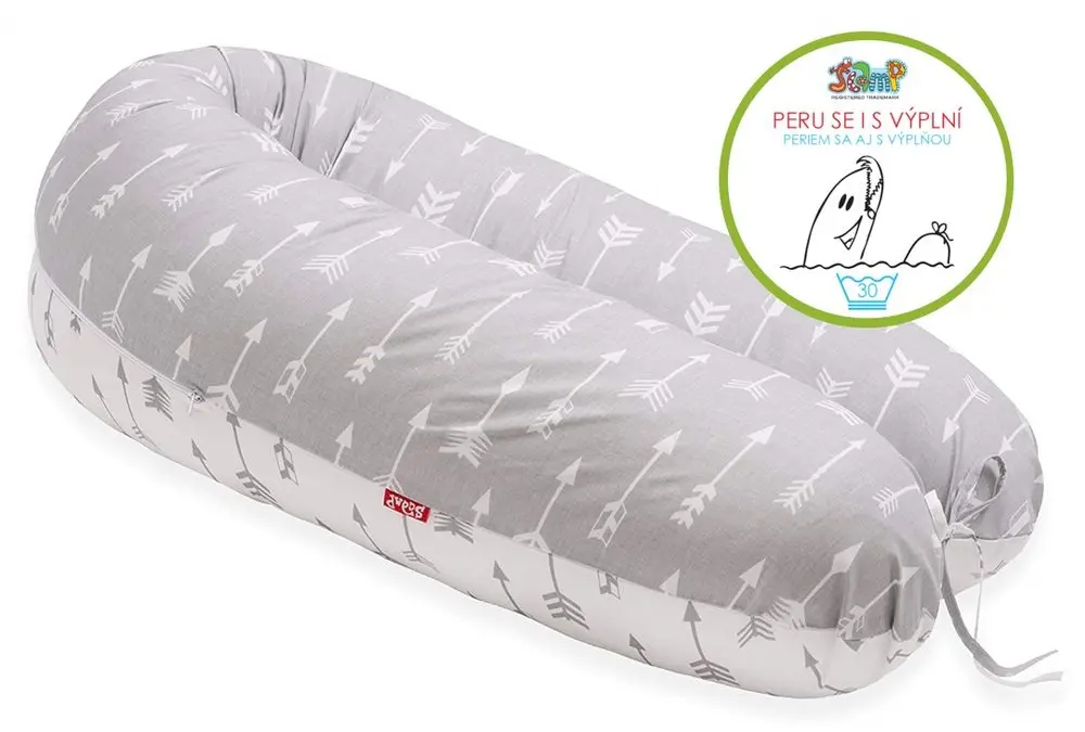 Scamp Kojící polštář 155x30 (ArrowGreyWhite)
