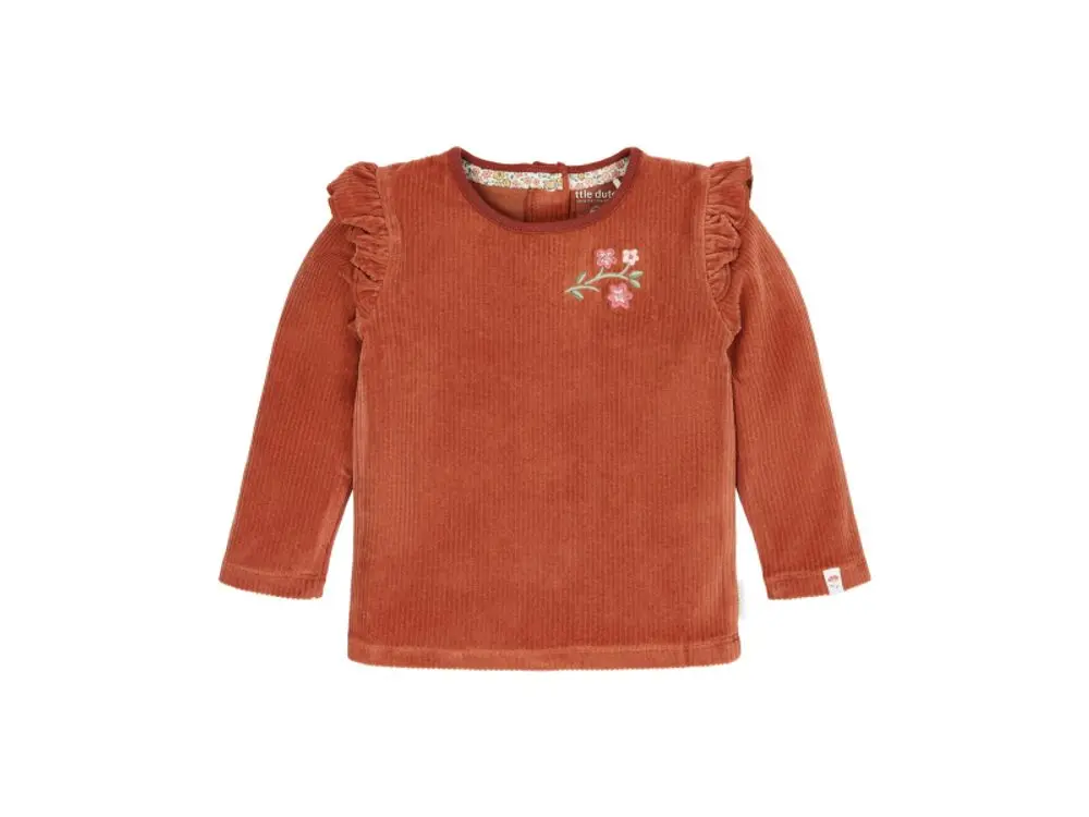 Little Dutch Triko dlouhý rukáv Deep Berry vel. 80