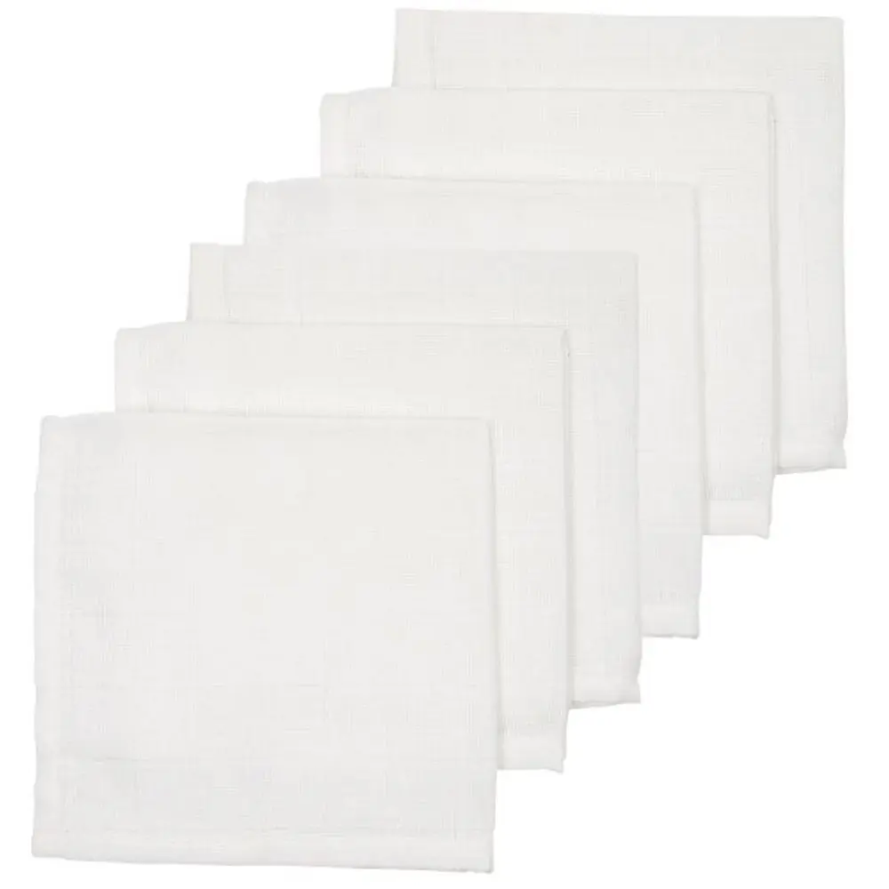 Meyco Sada plenek 6ks (30x30) - White