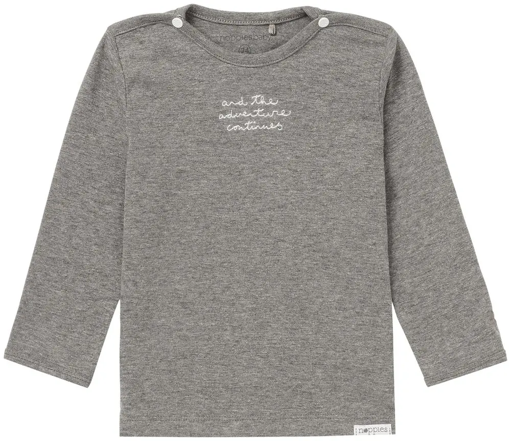 Noppies Longsleeve Puck Anthracite Melange - vel.62