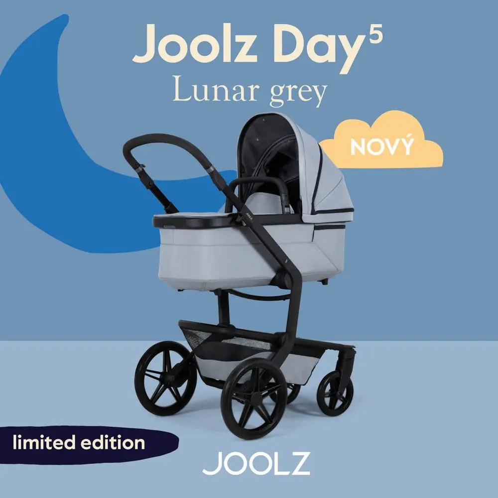 Joolz Day5 kočárek kompletní set | Special | Lunar grey + DEKA dárek