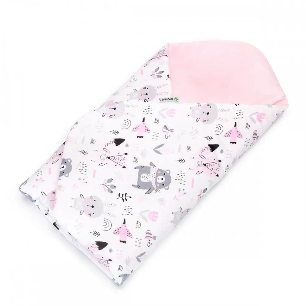 T-Tomi Rychlozavinovačka VELVET - Pink Bears