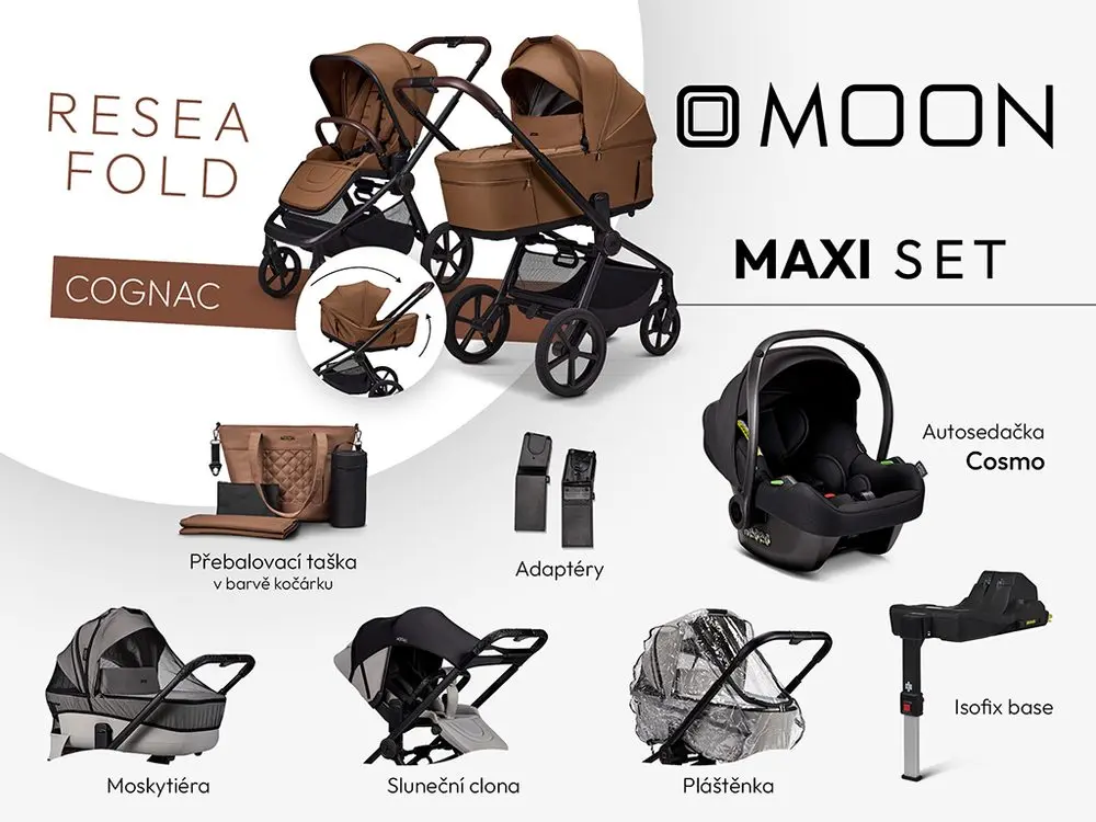 Moon ReSea FOLD maxi set - COGNAC