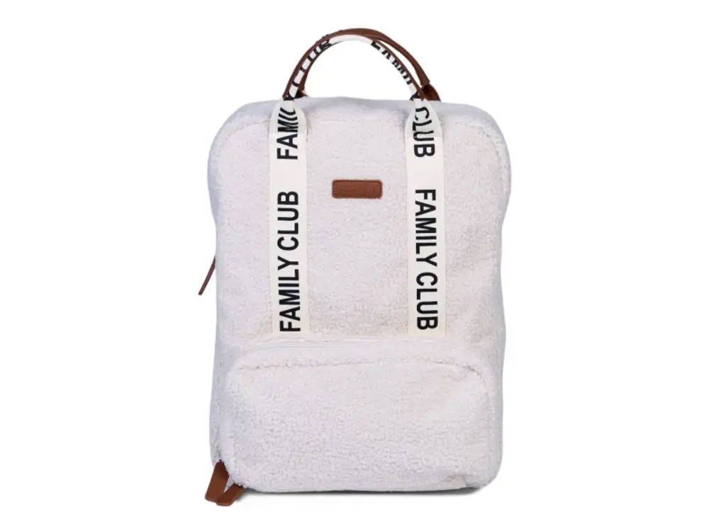 Childhome Přebalovací batoh Family Club Signature Teddy Off White