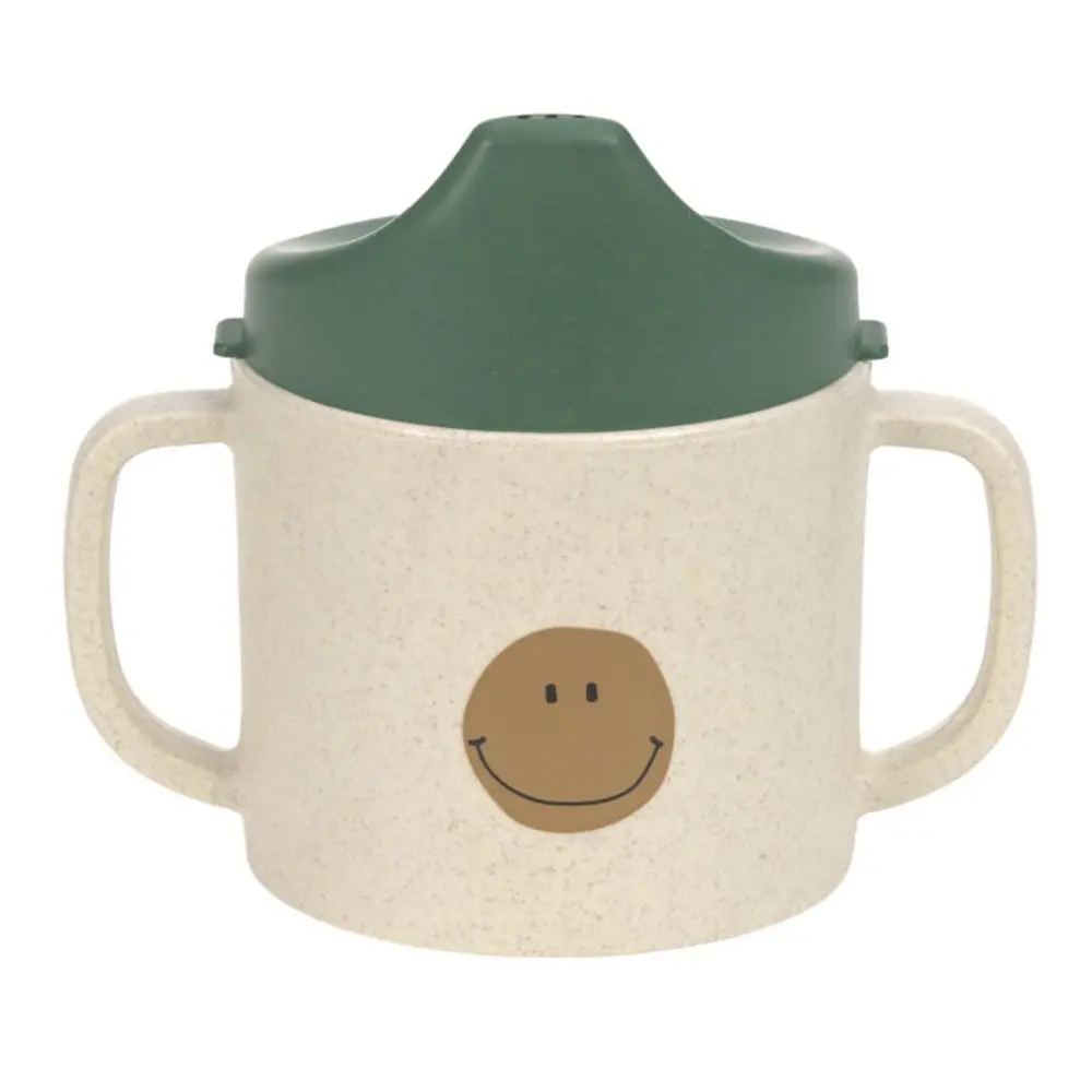 Lässig Sippy Cup PP/Cellulose Happy Rascals Smile green