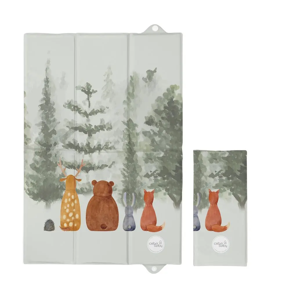 CEBA BABY Přebalovací podložka cestovní (60x40) Basic Forest Companions