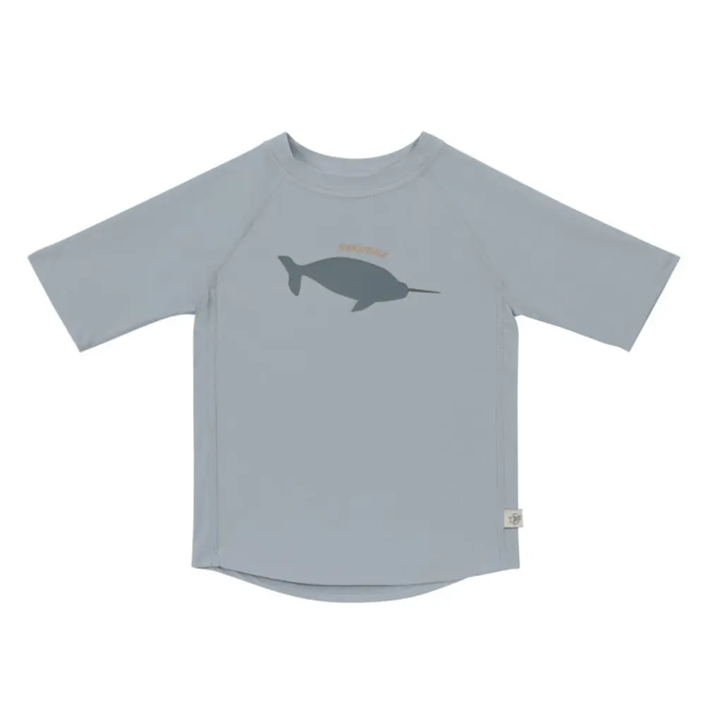 Lässig Splash Short Sleeve Rashguard whale light blue 7-12m