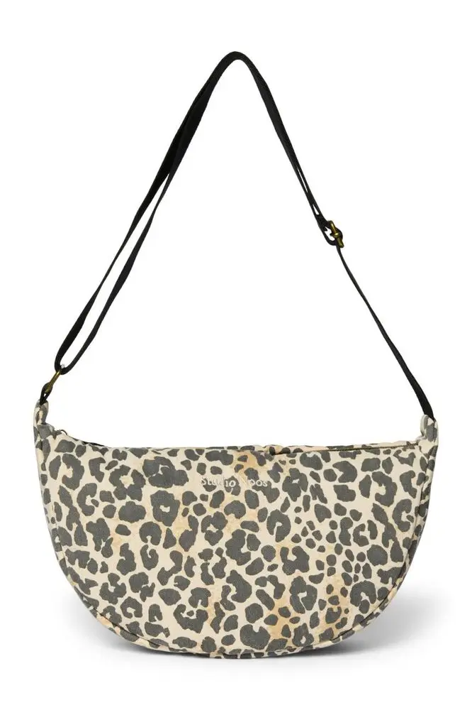 Studio Noos Soft Cotton Mini Cross Body Bag Leopard