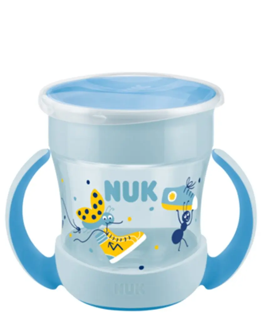 NUK hrnek Mini Magic Cup 160ml - modrý