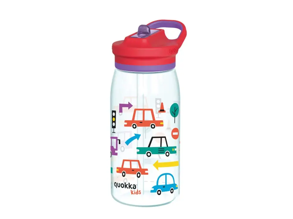 Dětská tritanová láhev Glow, 580ml, Quokka, auta