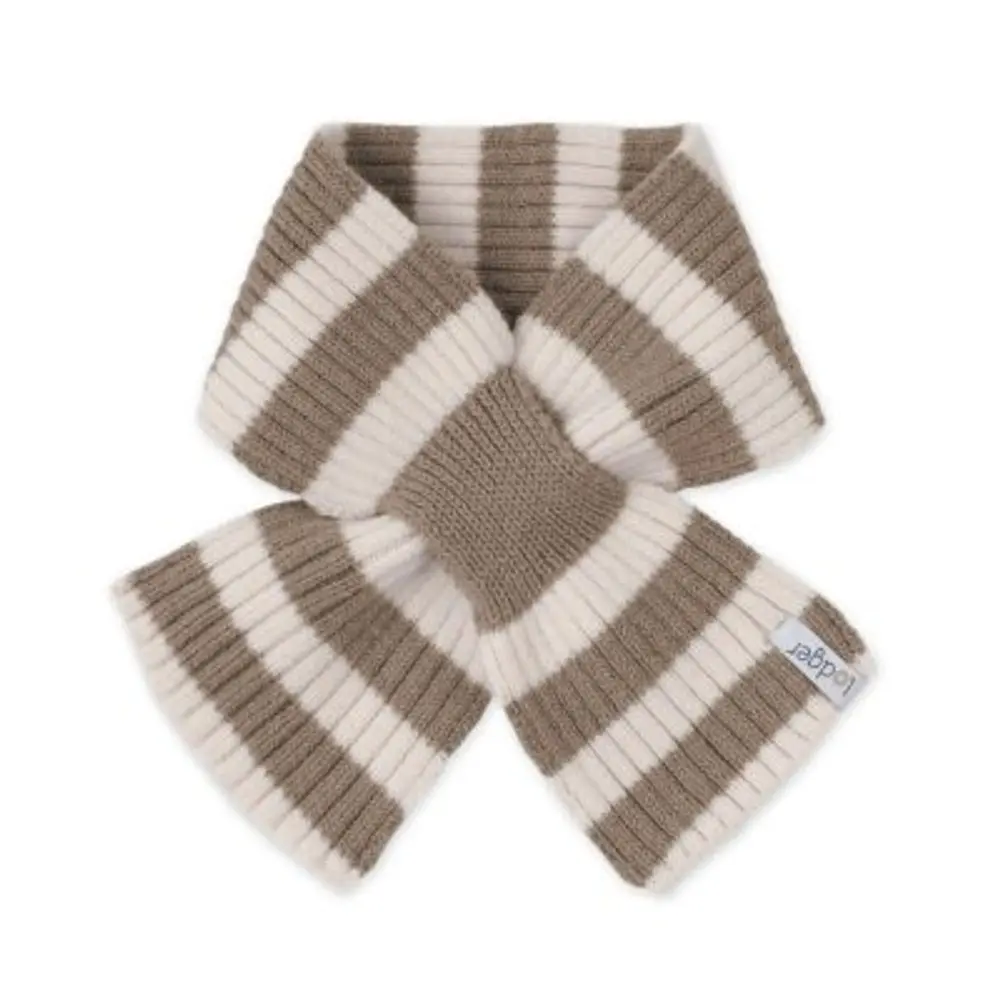 LODGER Šála Stripe Merino Buffalo