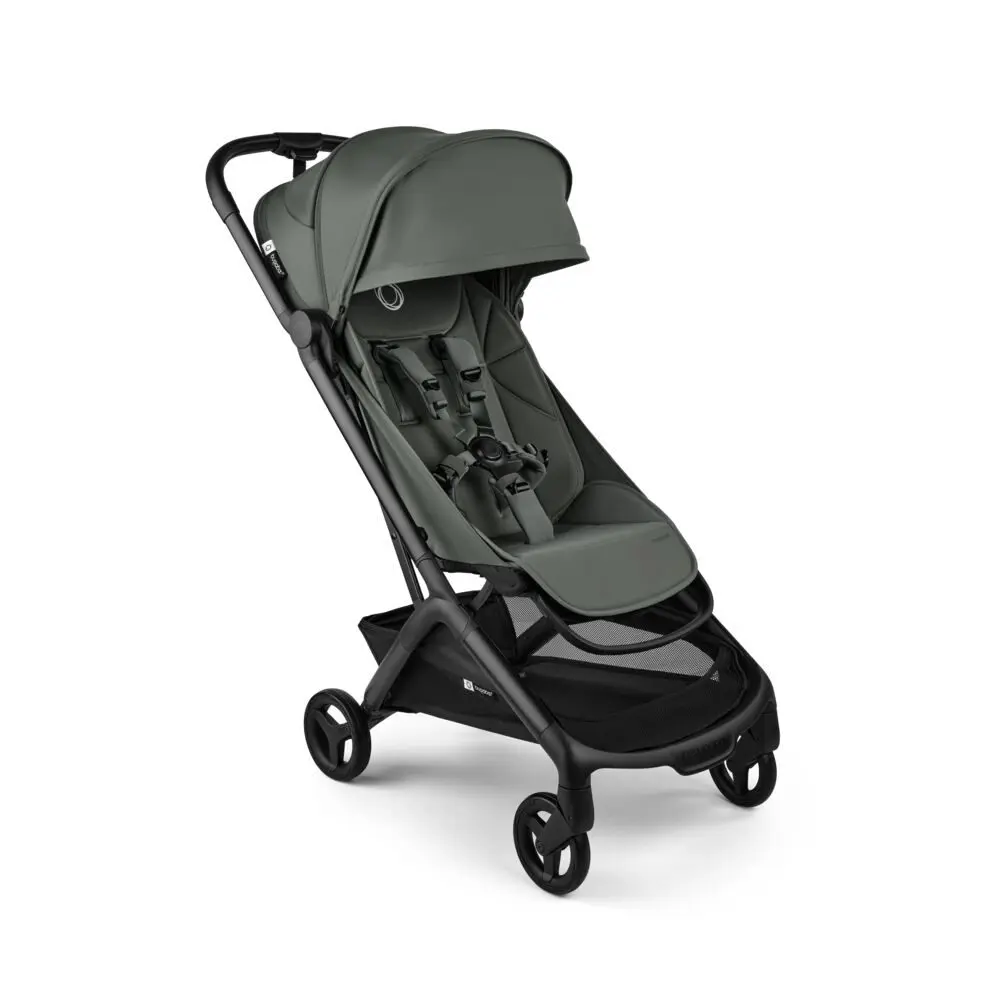 Bugaboo Butterfly 2 set + madlo + pláštěnka + taška - Black/Forest Green