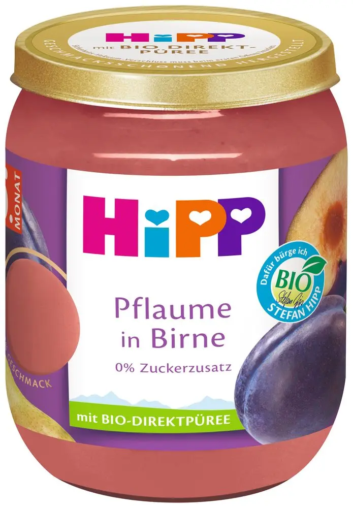 HiPP BIO Superovoce Hrušky a švestky 160 g