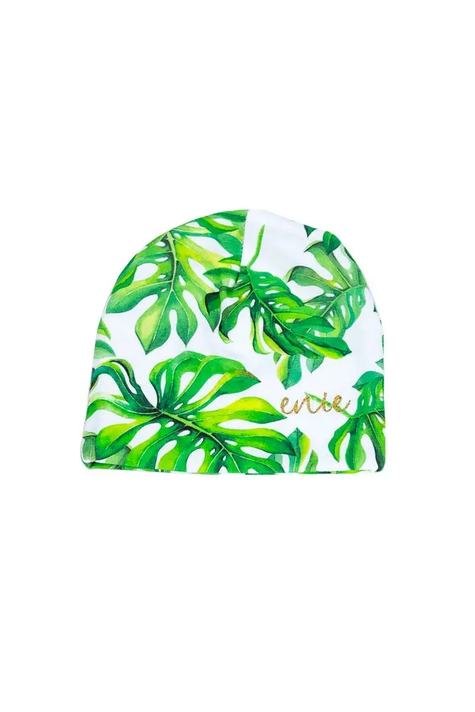 enie baby Dětská čepice 9-12m Tropical Leaves