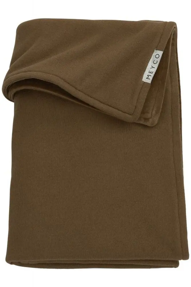 Meyco Deka Knit basic samet - Chocolate