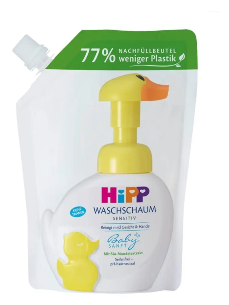 HiPP Babysanft Pěna na mytí (náhradní náplň) 250ml - nové složení