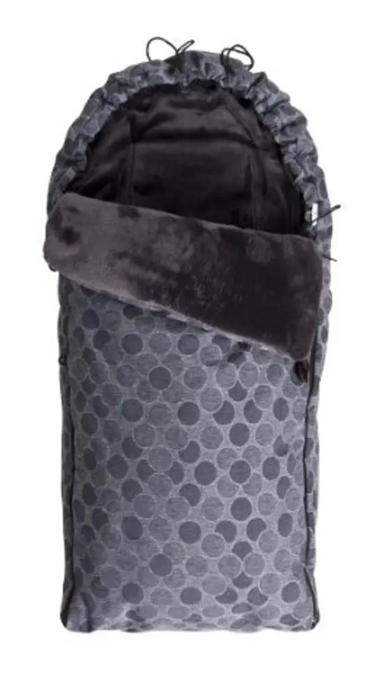 Babymatex Zimní fusak do kočárku COCOON - Tmavě šedý