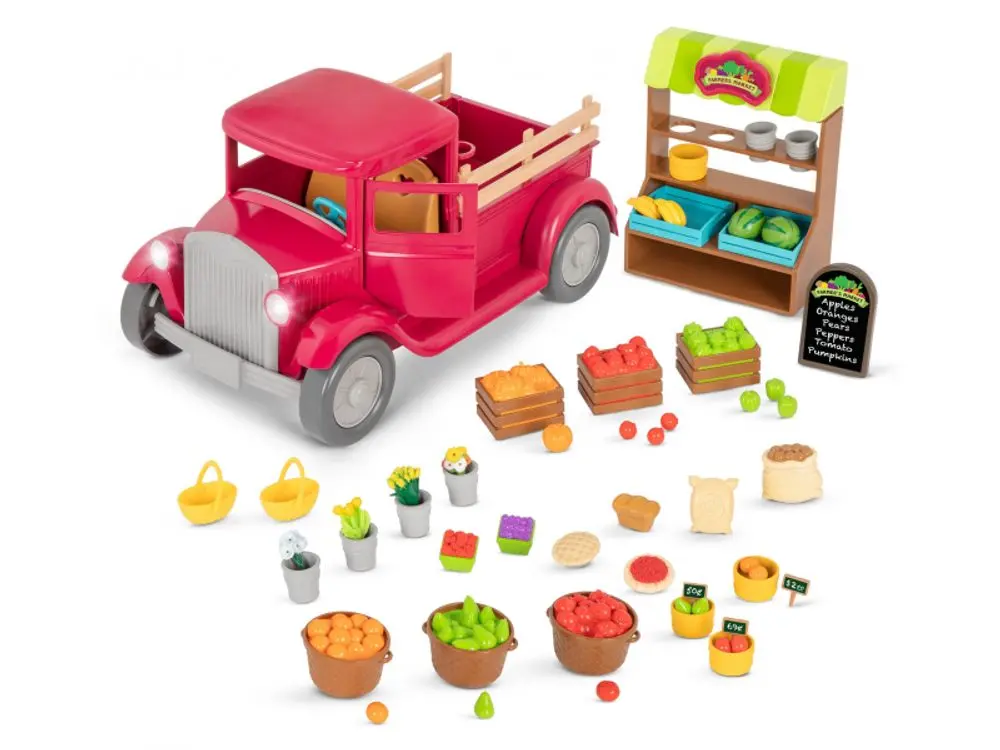 Li'l Woodzeez Farmářský pick-up se stánkem