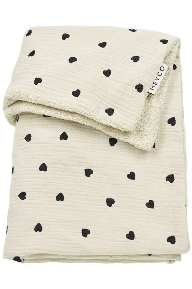 Meyco Mušelínová přikrývka Sweet Heart 75x100 - Soft sand