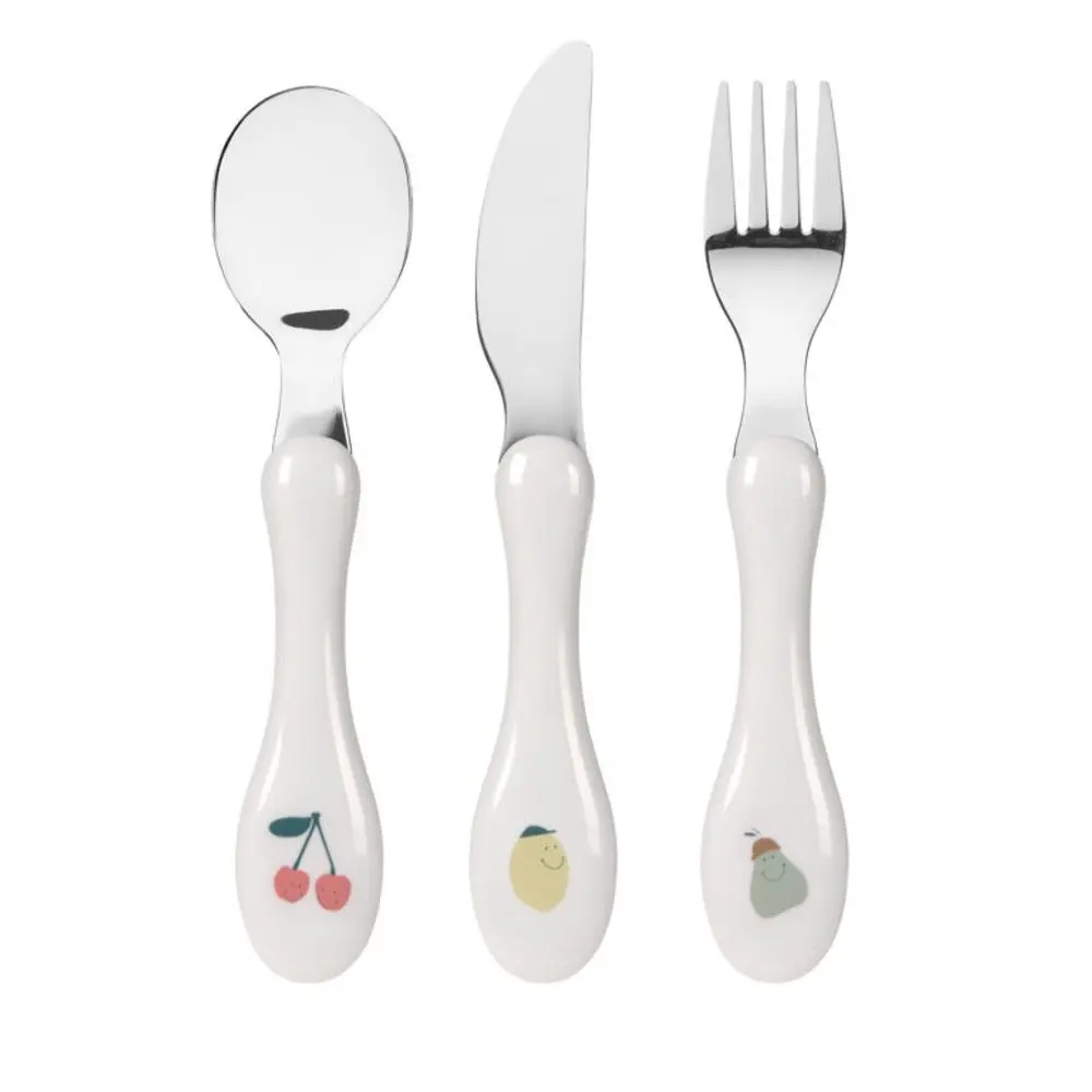 Lässig BABIES Cutlery 3pcs Garden Happy Fruits