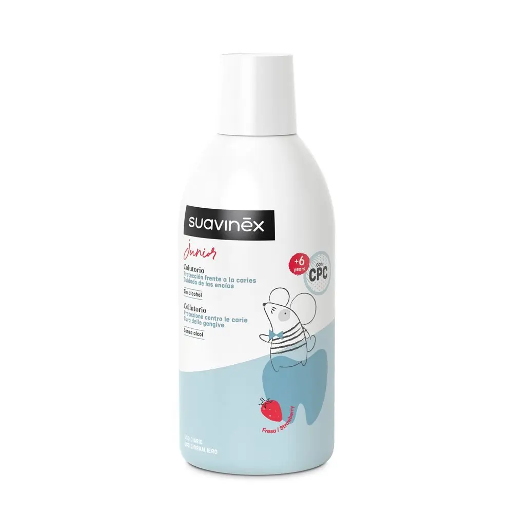Suavinex SUAVINEX | Dětská ústní voda s příchutí jahody – 500 ml